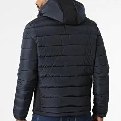 Tout neuf ✔️ Doudoune Capuche Venture Swell Bleu Marine de Redskins 🔥 -Redskins Soldes redskins 339725 VENTURE SWELL NAVY NAVY 20220930T160354 04