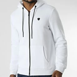 Vente flash ❤️ Sweat Zippé Capuche Loyal Poster Blanc de Redskins 🧨