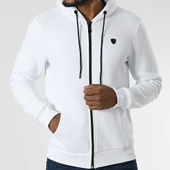 Vente flash ❤️ Sweat Zippé Capuche Loyal Poster Blanc de Redskins 🧨 -Redskins Soldes redskins 340785 LOYAL POSTER WHITE 20221014T150836 03