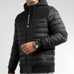 Le moins cher ⌛ Doudoune Capuche Axo Garcia Noir de Redskins ⌛