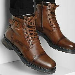 Acheter 😀 Boots Tendance NO971LN Cognac Marron de Redskins ⌛