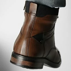 Grosses soldes 🛒 Boots Nervous NO2812P Cognac Marine de Redskins ✔️ -Redskins Soldes redskins 344478 NO2812P COGNAC MARINE 20221103T155118 04