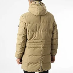 Coupon ⭐ Doudoune Capuche Layer Cake Beige Foncé de Redskins 😉 -Redskins Soldes redskins 346813 LAYER CAKE BEIGE 20221108T155422 04