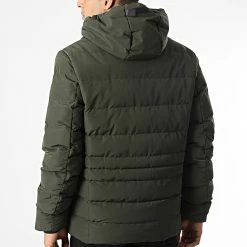 Bon marché 👍 Doudoune Capuche Sicario Juarez Vert Kaki de Redskins ⭐ -Redskins Soldes redskins 346817 SICARIO JUAREZ KHAKI 20221108T154753 04