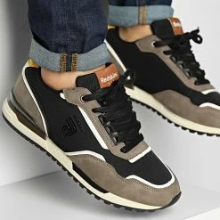 Vente flash 😀 Baskets Oranger NT851J8 Noir Taupe Ecru de Redskins 🥰