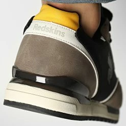 Vente flash 😀 Baskets Oranger NT851J8 Noir Taupe Ecru de Redskins 🥰 -Redskins Soldes redskins 347468 NT951J8 NOIR TAUPE ECRU 20221111T154740 04